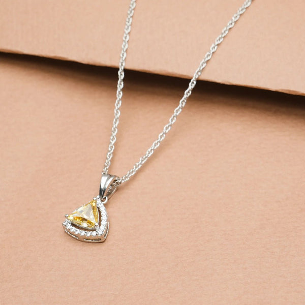 925 Silver Golden Glow Pendant