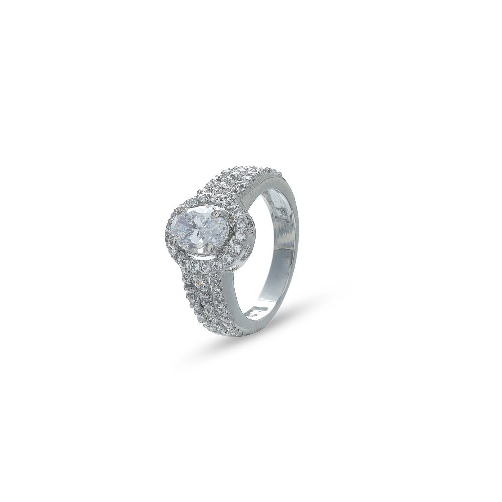 925 Silver Halo Shine Ring - 925 sterling silver ring by Tassya Silver