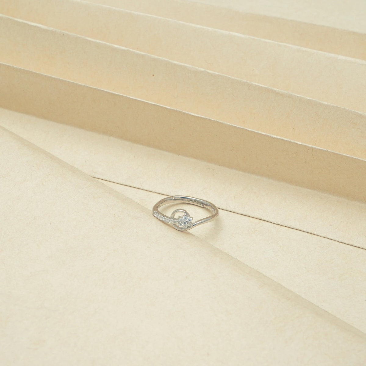 925 Silver Knot of Love Ring - 925 sterling silver ring by Tassya Silver