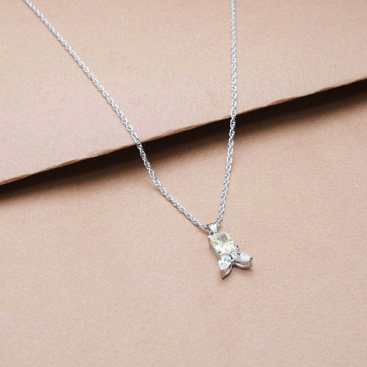 925 Silver Lemon Bloom Pendant - 925 sterling silver pendant by Tassya Silver
