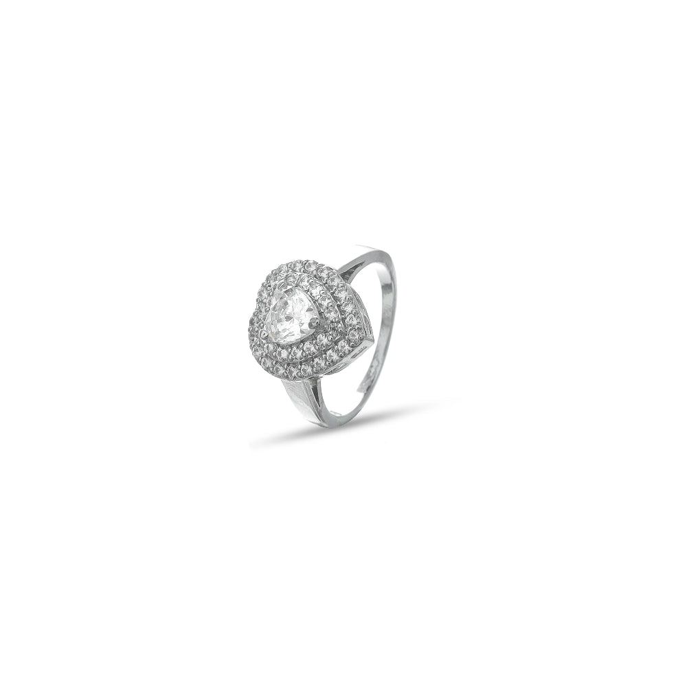 925 Silver Love Glow Ring - 925 sterling silver ring by Tassya Silver