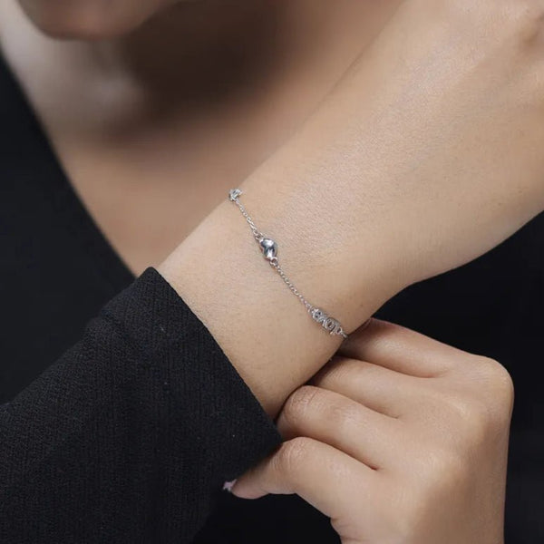 925 Silver Love You Forever Bracelet