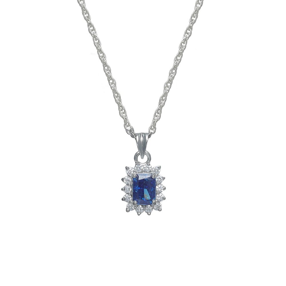 925 Silver Midnight Radiance Pendant - 925 sterling silver pendant by Tassya Silver
