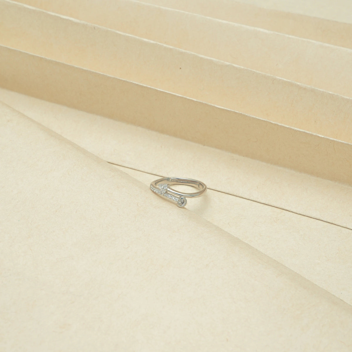 925 Silver Minimalist Accent Ring - 925 sterling silver ring by Tassya Silver