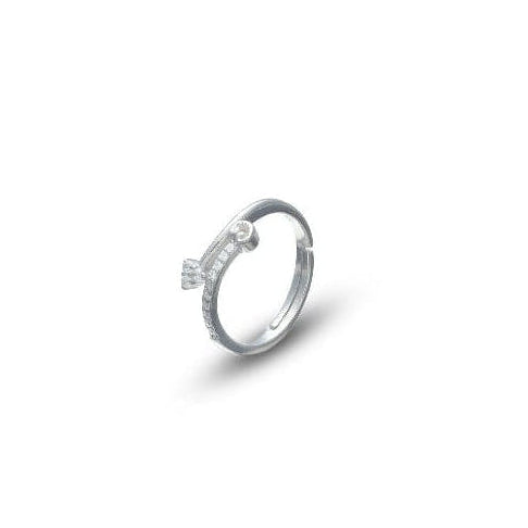 925 Silver Minimalist Accent Ring - 925 sterling silver ring by Tassya Silver