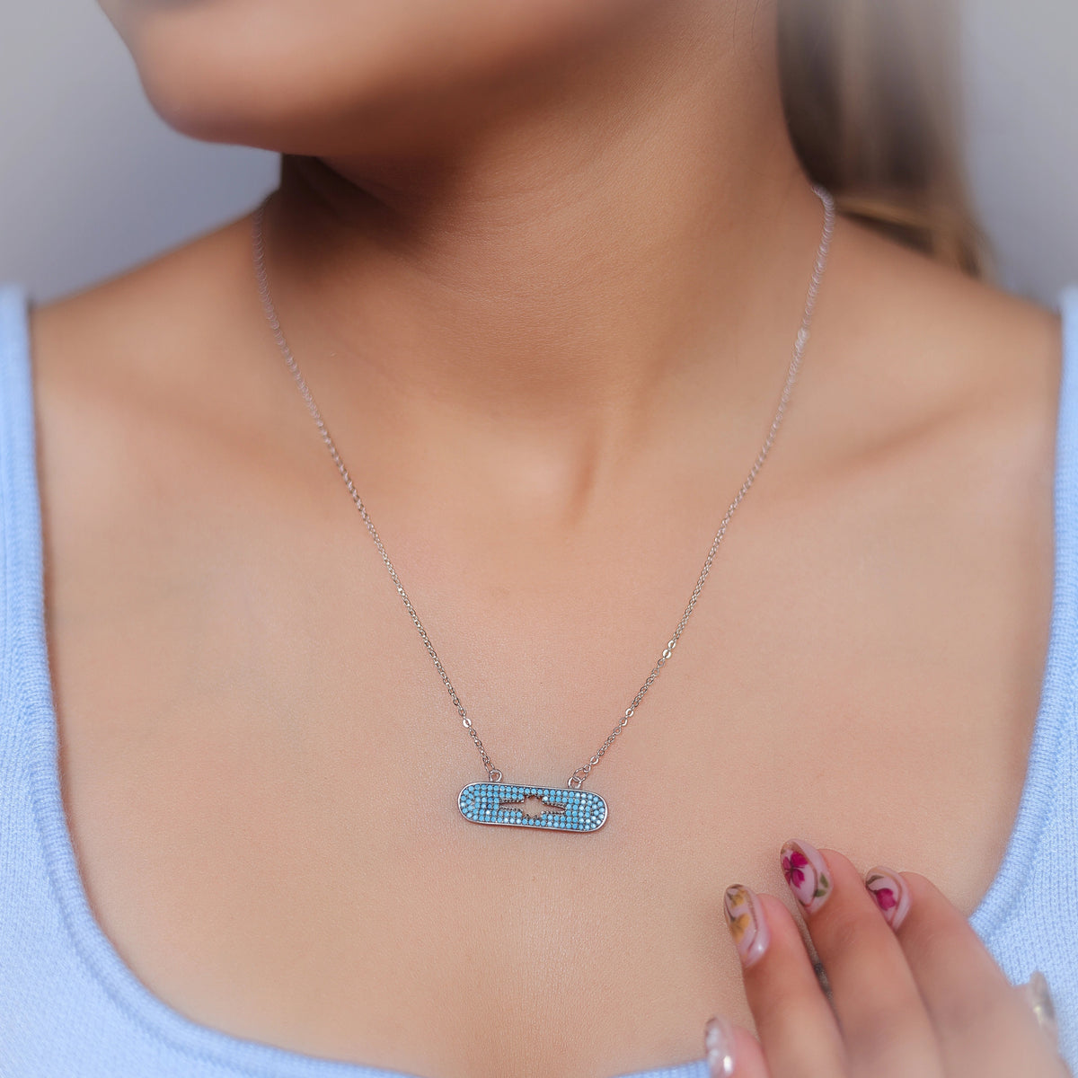 925 Silver North Star Pendant - 925 sterling silver pendant by Tassya Silver