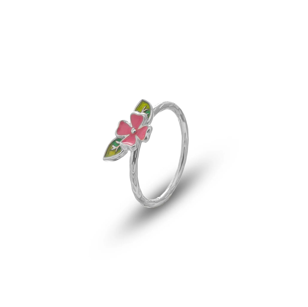 925 Silver Petal Bloom Floral Ring - 925 sterling silver ring by Tassya Silver