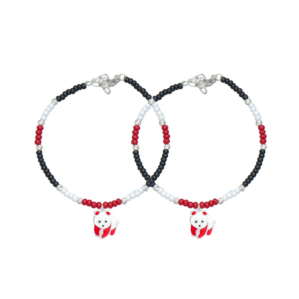 925 Silver Puppy Love Bracelet - 925 sterling silver bracelet by Tassya Silver