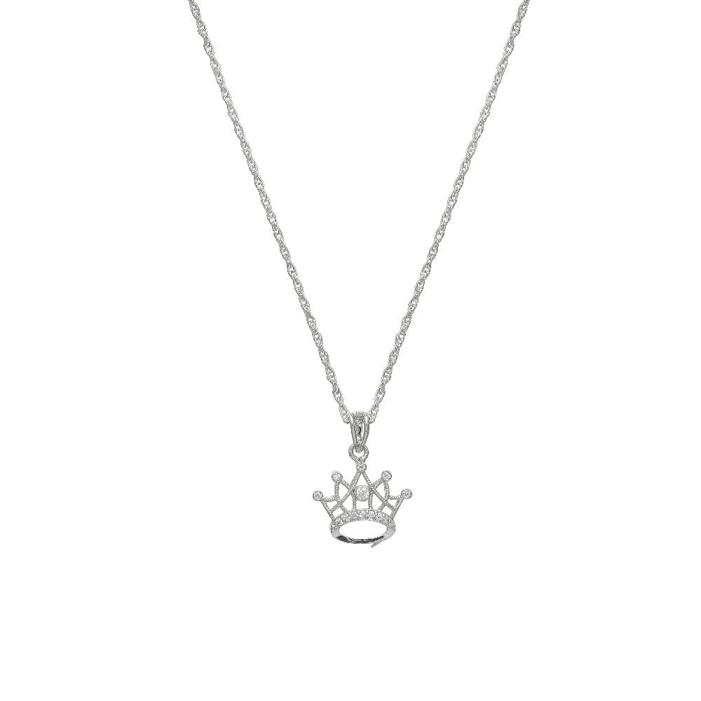 925 Silver Queen’s Grace Pendant - 925 sterling silver pendant by Tassya Silver