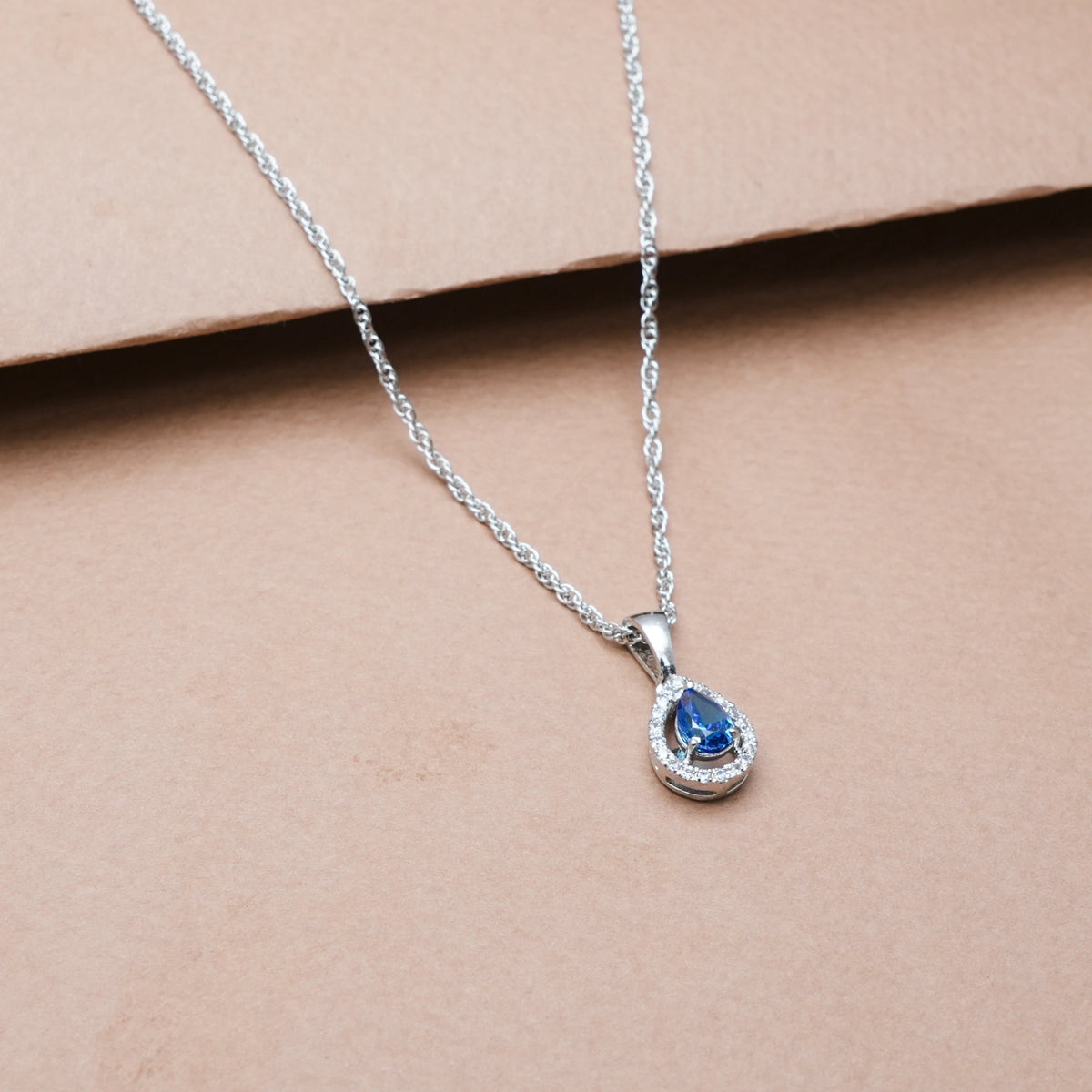 925 Silver Raindrop Radiance Pendant - 925 sterling silver pendant by Tassya Silver