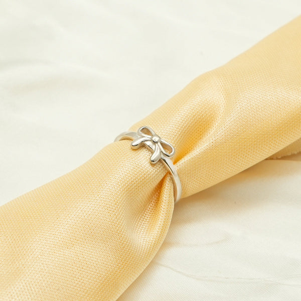 925 Silver Ribbon Whisper Ring