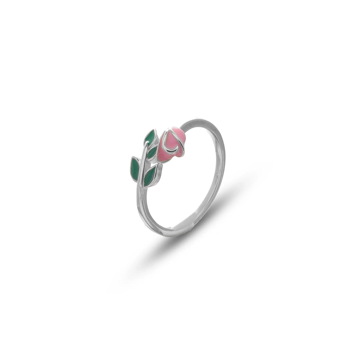 925 Silver Rosebud Garden Ring - 925 sterling silver ring by Tassya Silver
