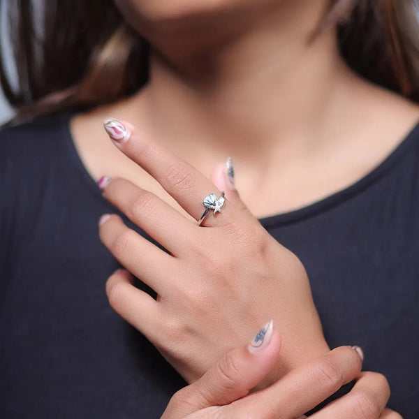 925 Silver Sea Breeze Charm Ring