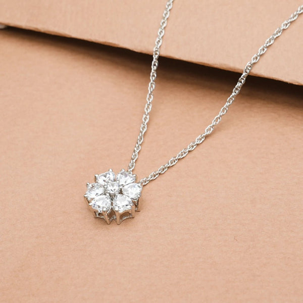 925 Silver Snowflake Spark Pendant