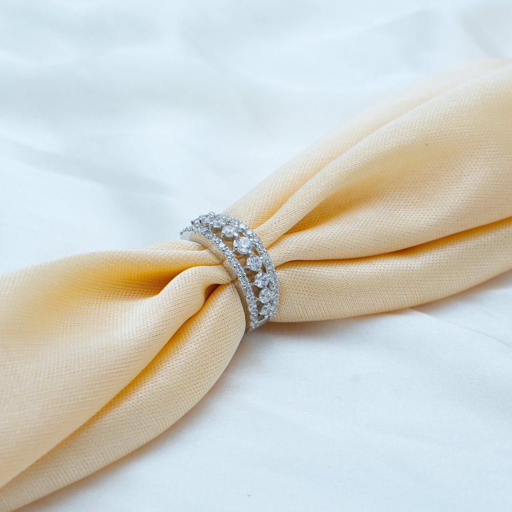 925 Silver Sparkle Ring - 925 sterling silver ring by Tassya Silver