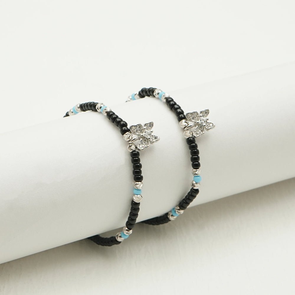 925 Silver Sparkle Butterfly Bracelet - 925 sterling silver bracelet by Tassya Silver