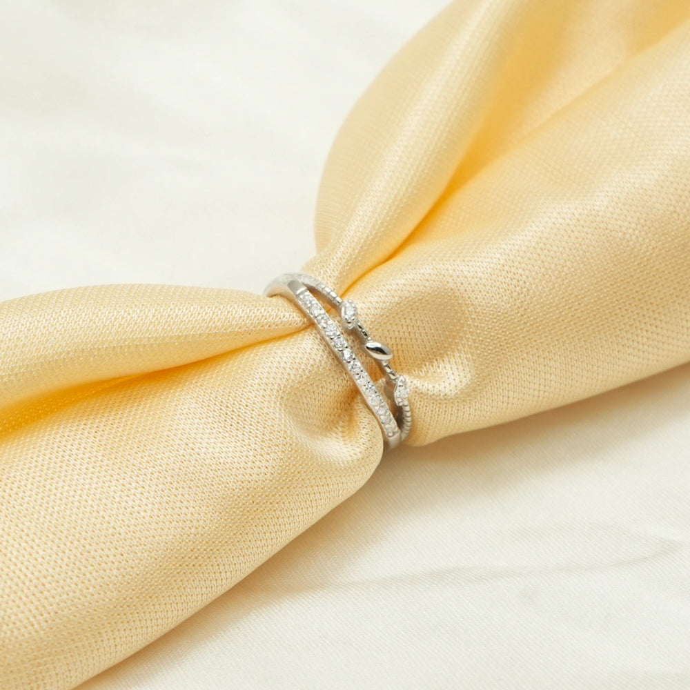 925 Silver Spiral Dew Ring - 925 sterling silver ring by Tassya Silver