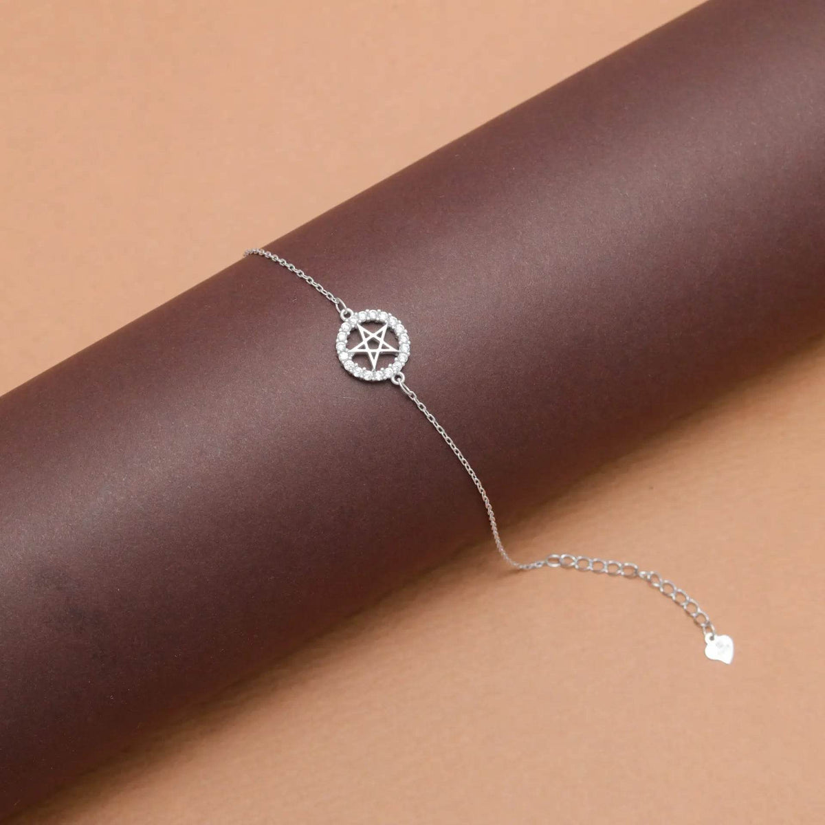925 Silver Starlight Circle Bracelet - 925 sterling silver bracelet by Tassya Silver