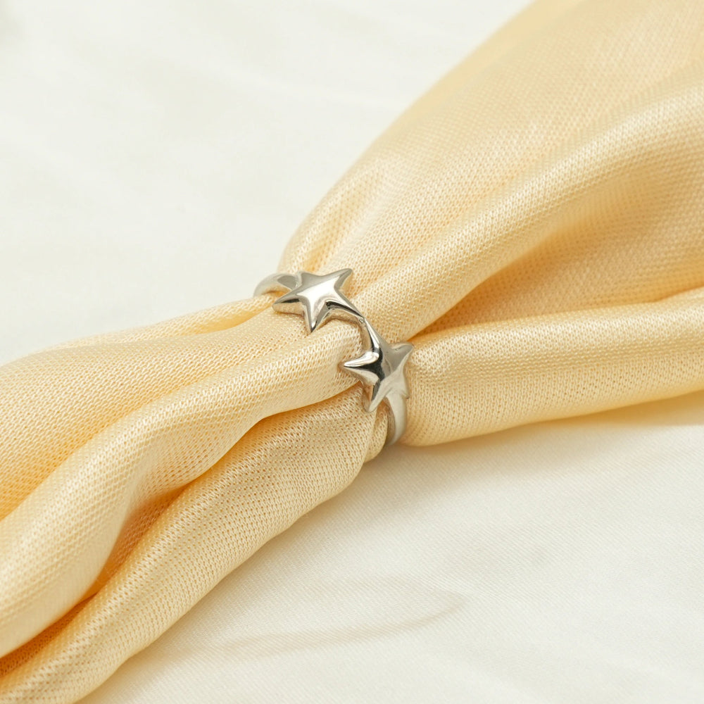 925 Silver Starlit Grace Ring - 925 sterling silver ring by Tassya Silver