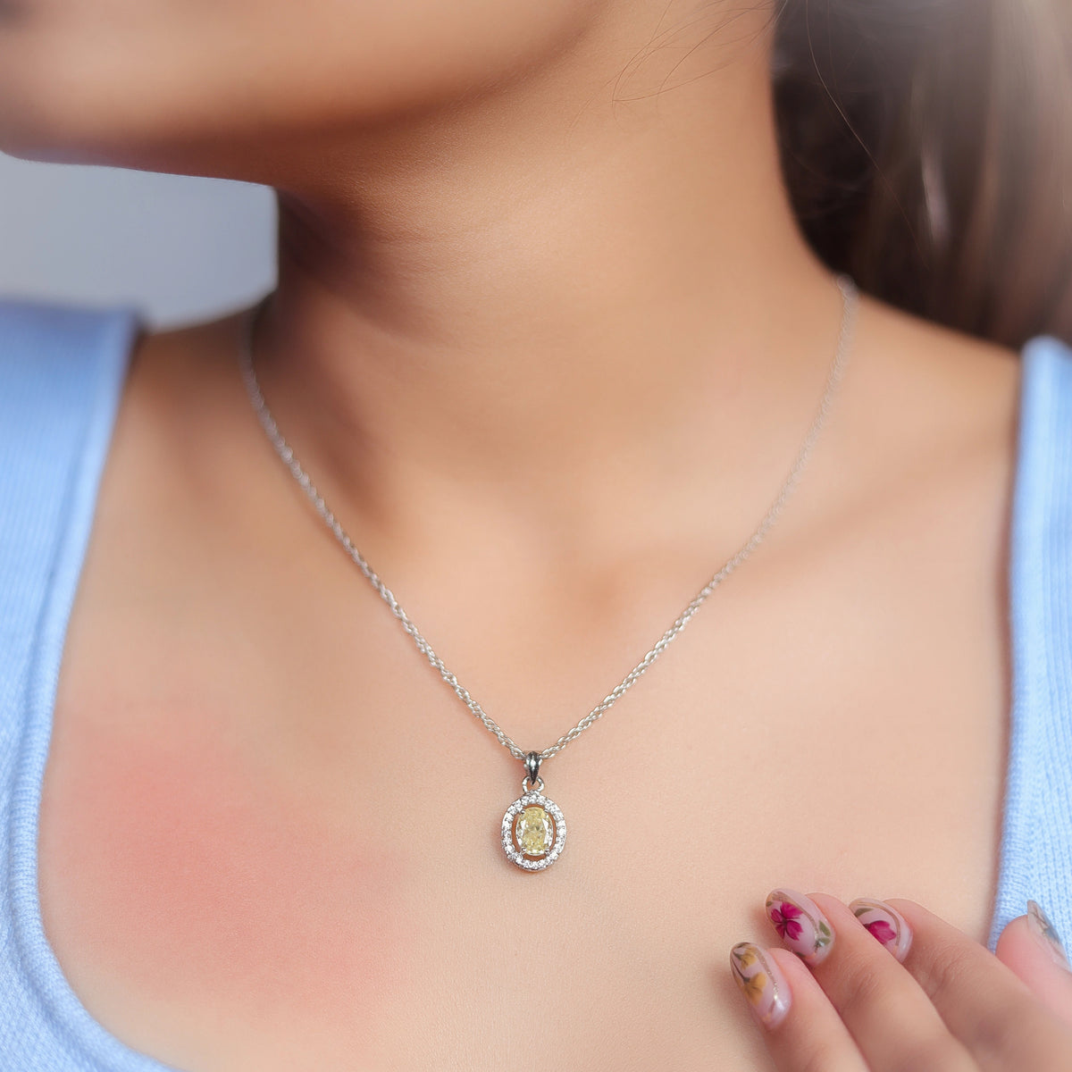 925 Silver Sunbeam Orbit Pendant - 925 sterling silver pendant by Tassya Silver