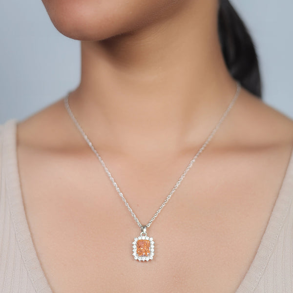 925 Silver Sunset Blaze Pendant