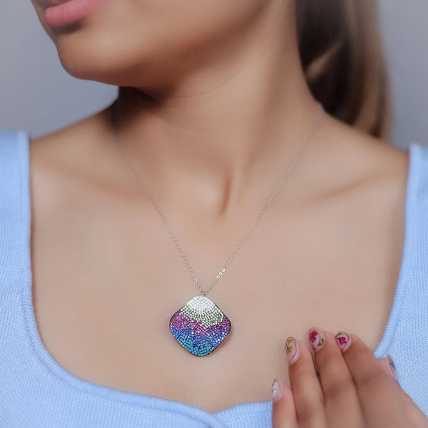 925 Silver Sunset Horizon Pendant
