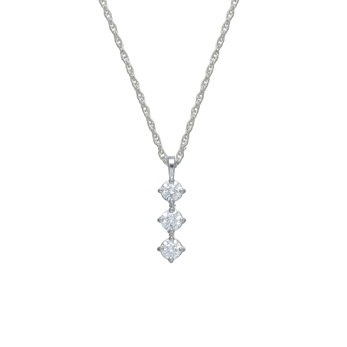 925 Silver Trine Spark Pendant - 925 sterling silver pendant by Tassya Silver