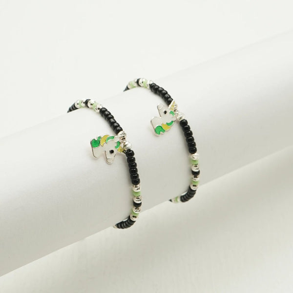 925 Silver Unicorn Charm Bracelet