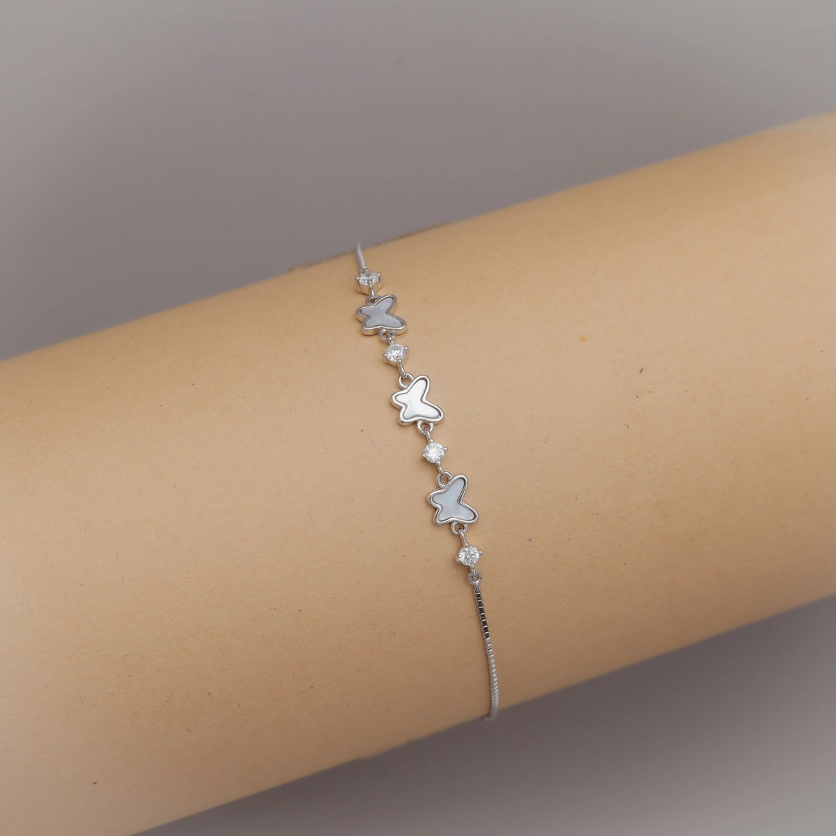 925 Silver Starry Bracelet - 925 sterling silver bracelet by Tassya Silver