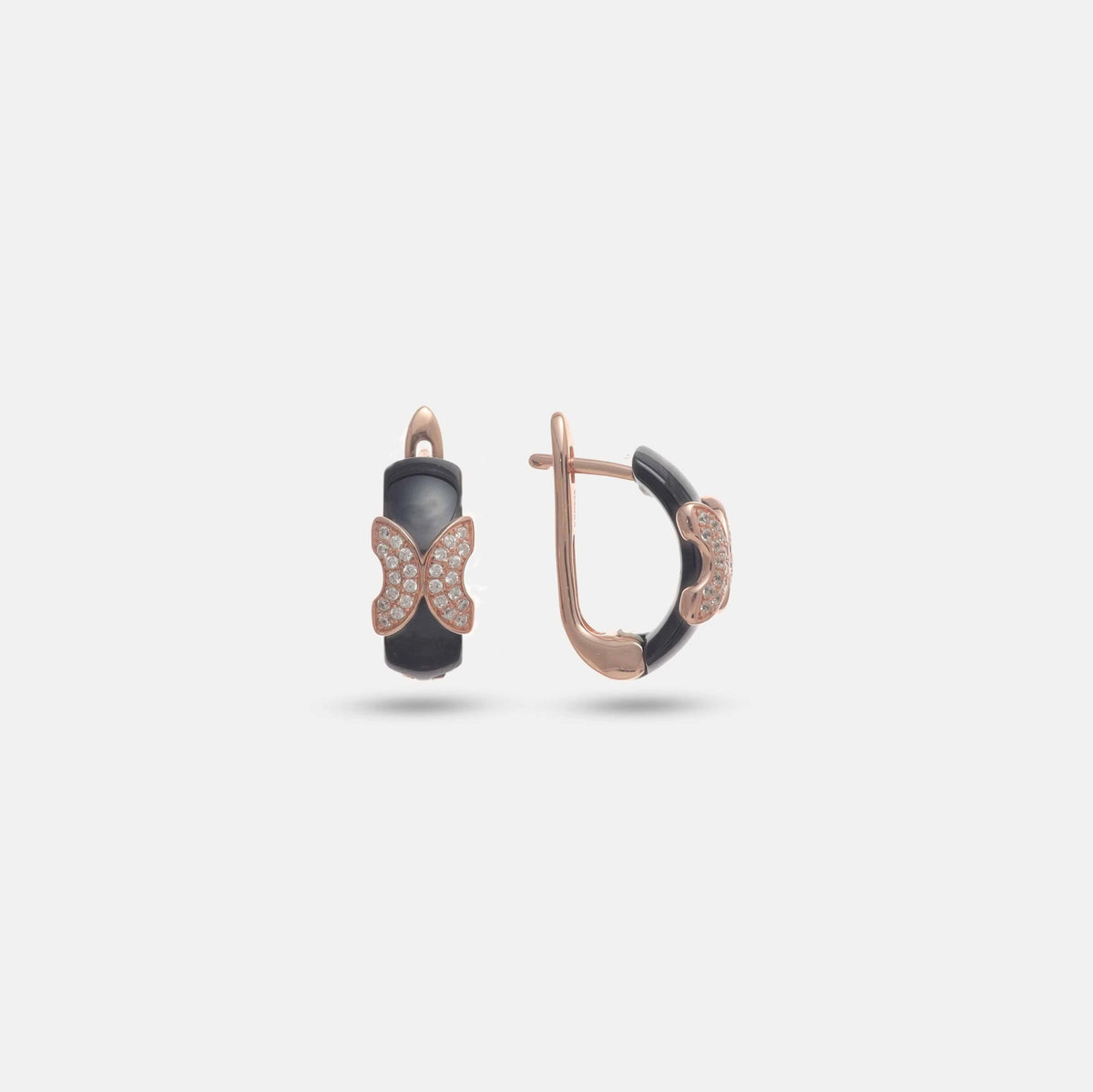 925 Silver Twilight Embrace Hoop Earrings - 925 sterling silver earrings by Tassya Silver