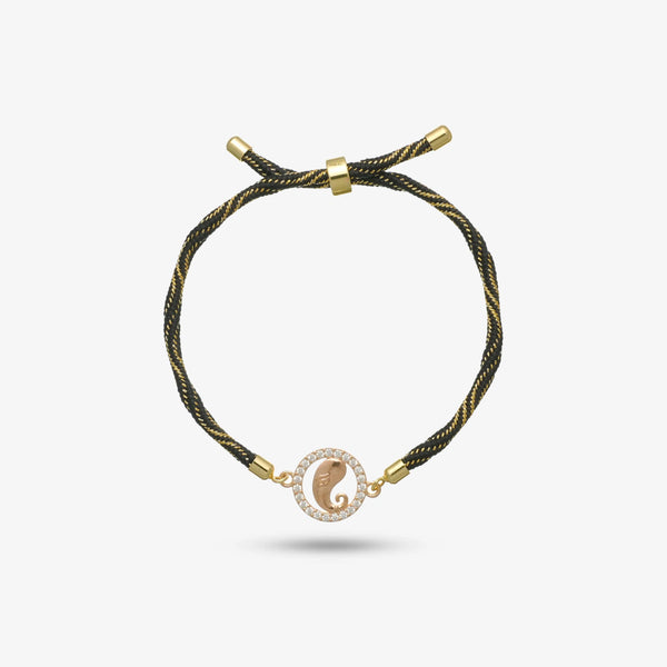 925 Silver Rosegold Vakratunda Rakhi