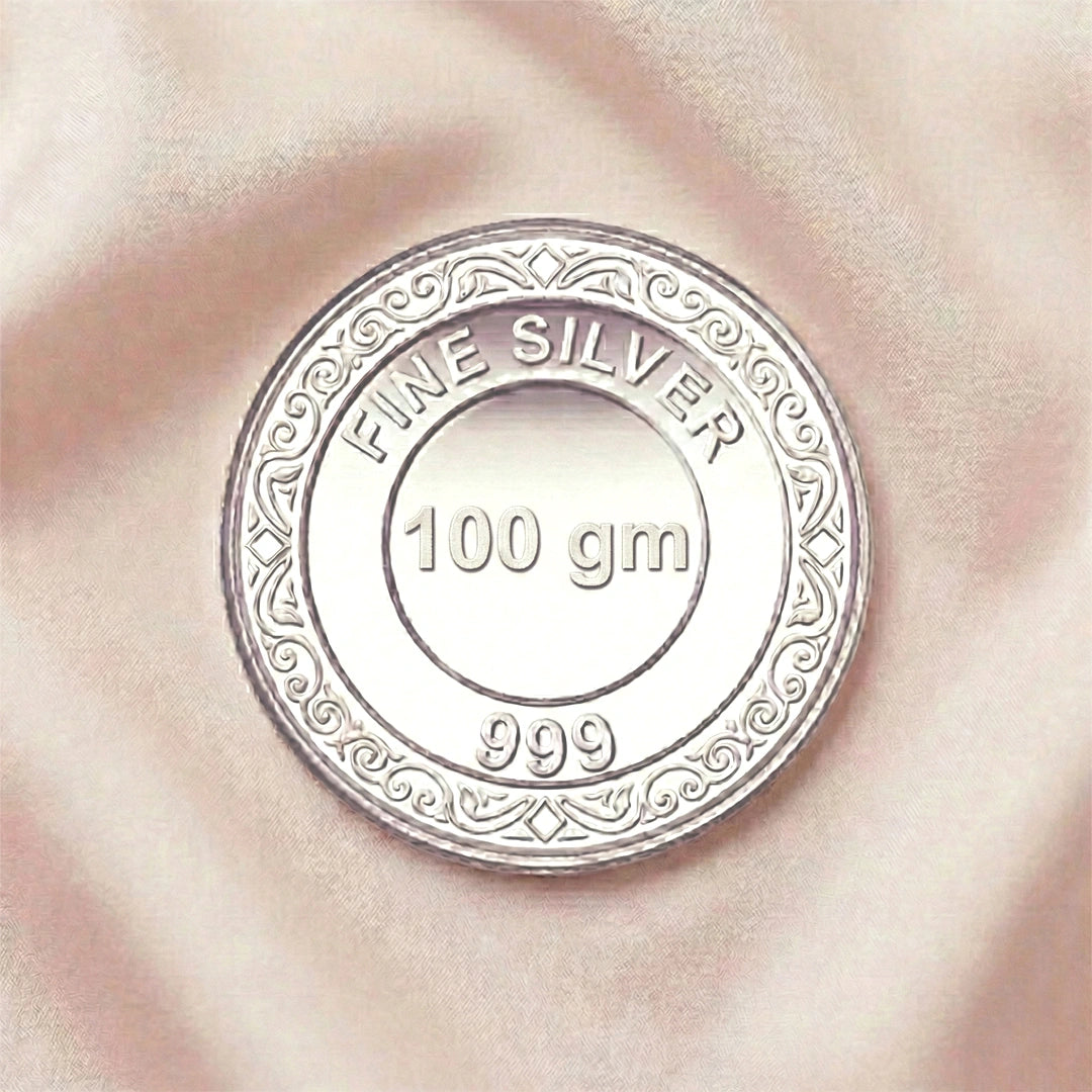999 Silver 100g Tassya Coin - 925 sterling silver silver coin by Tassya Silver