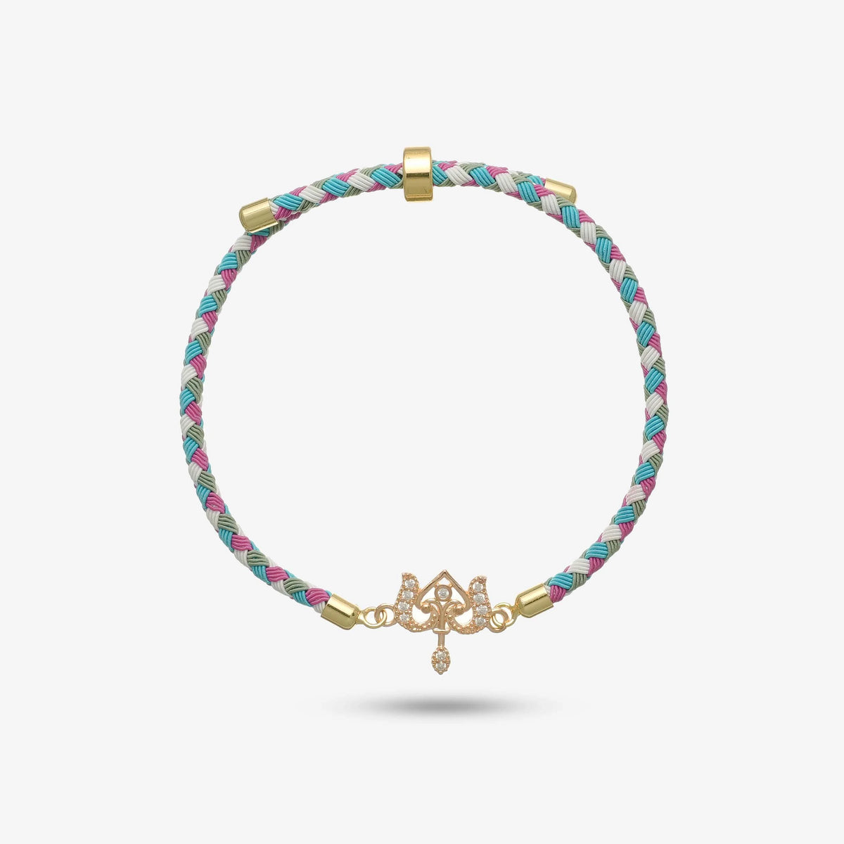 925 Rosegold Silver Trinetra Shiv Rakhi