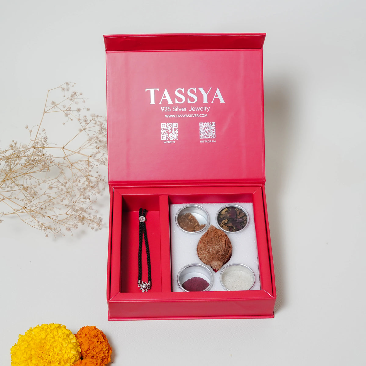 PROSPERITY TURTLE RAKHI GIFT BOX (BLACK) 925