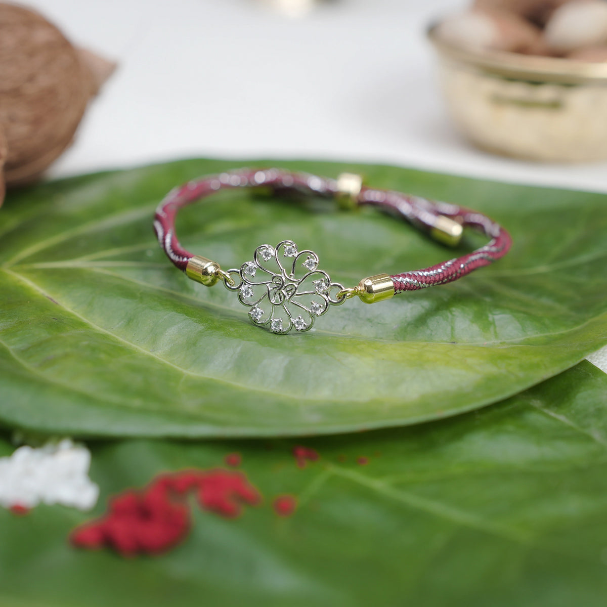 925 Silver Om Mahima Rakhi