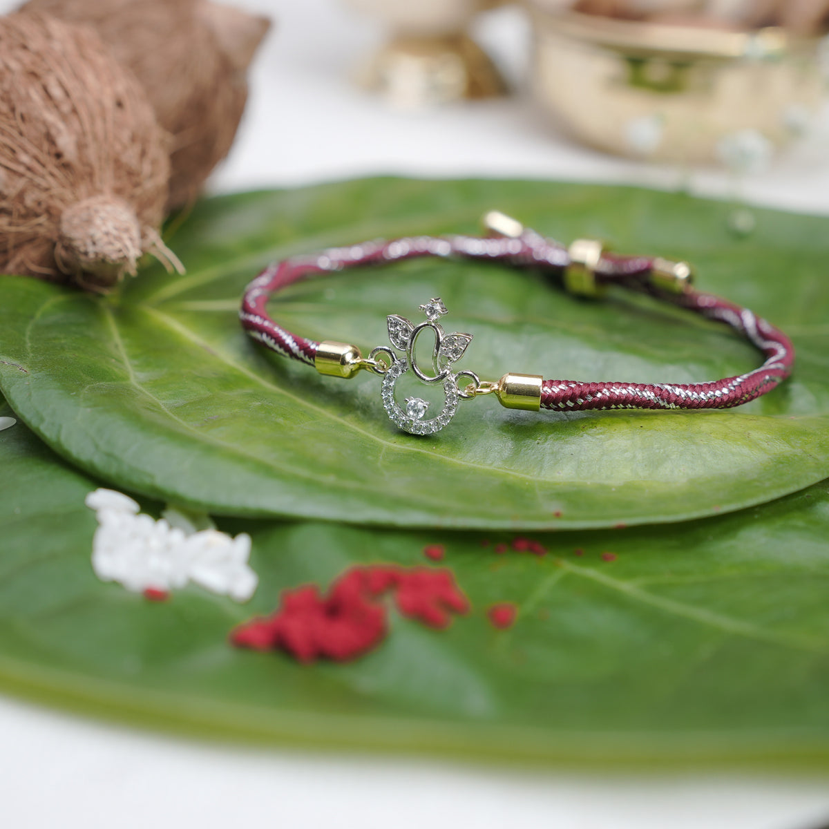 925 Silver Ganapati Bappa Rakhi