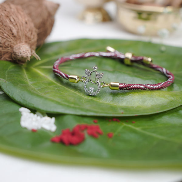 925 Silver Ganapati Bappa Rakhi