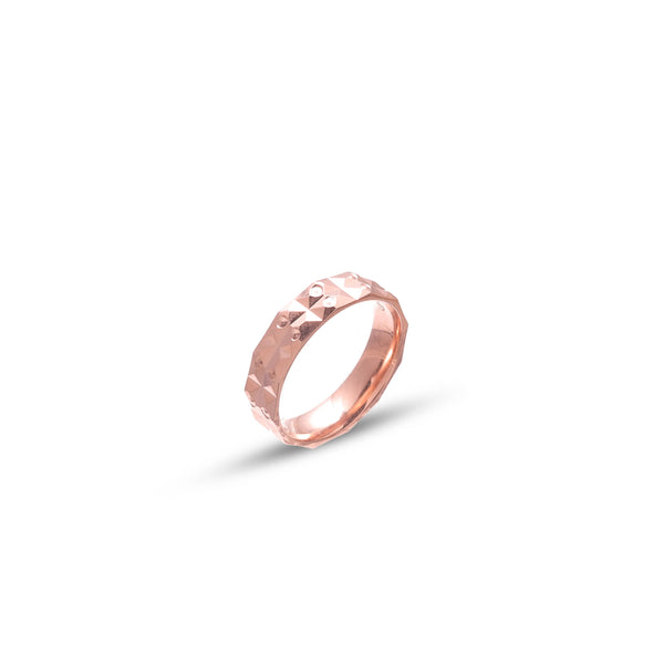 925 Silver Minimal SparkCut Ring
