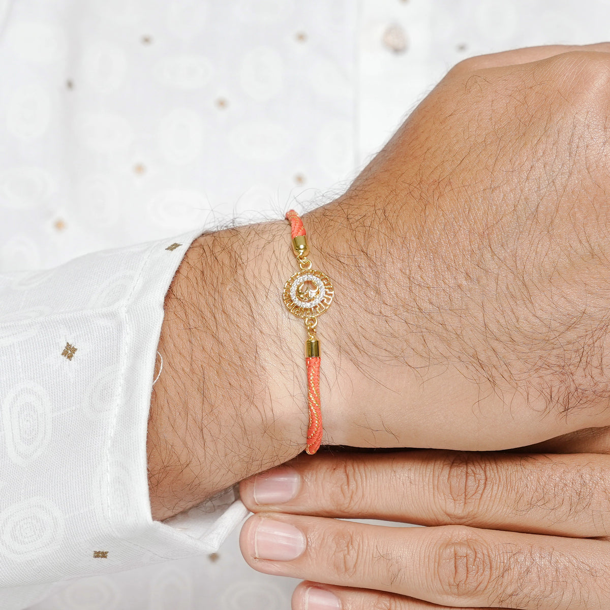 925 Silver Om Satya Rakhi
