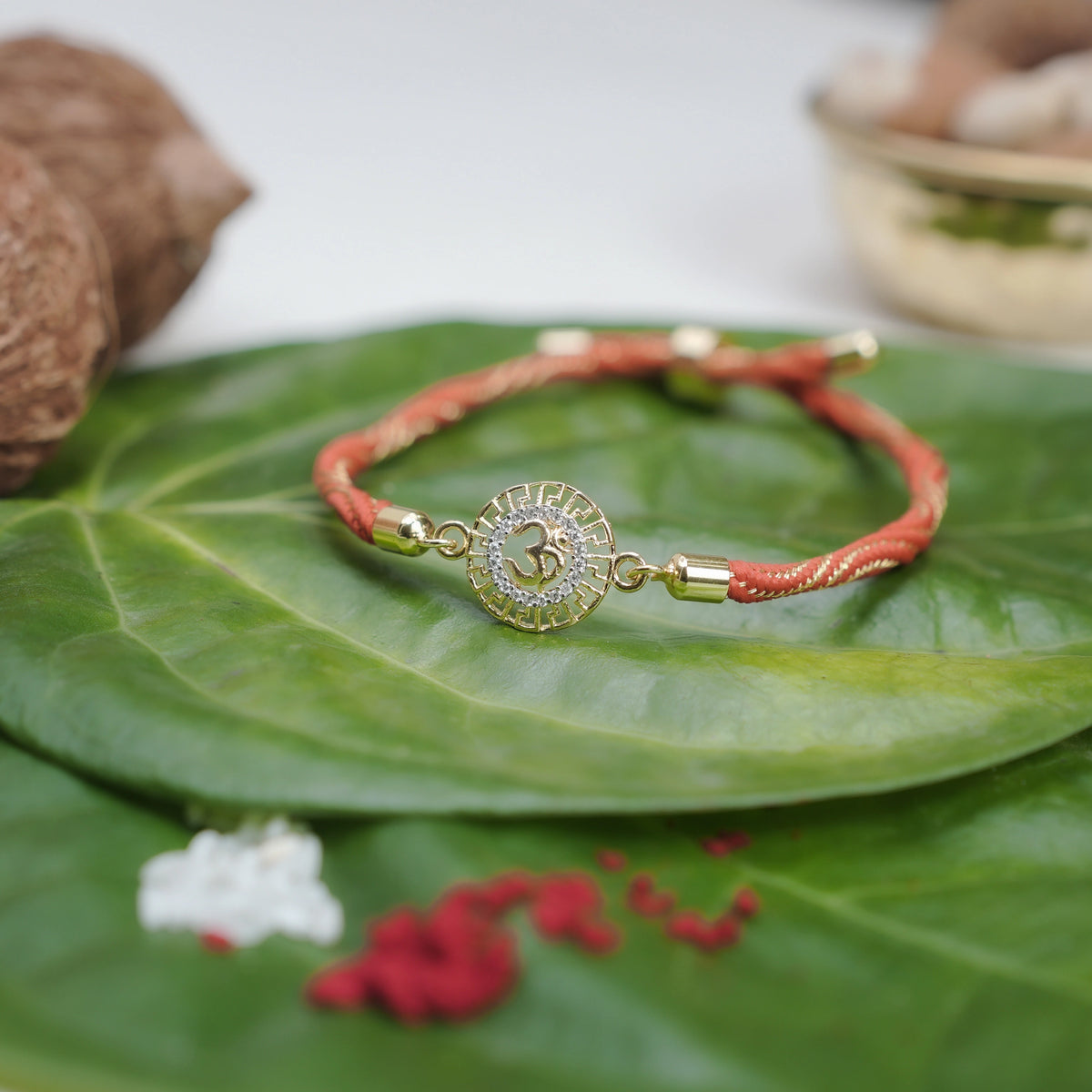 925 Silver Om Satya Rakhi