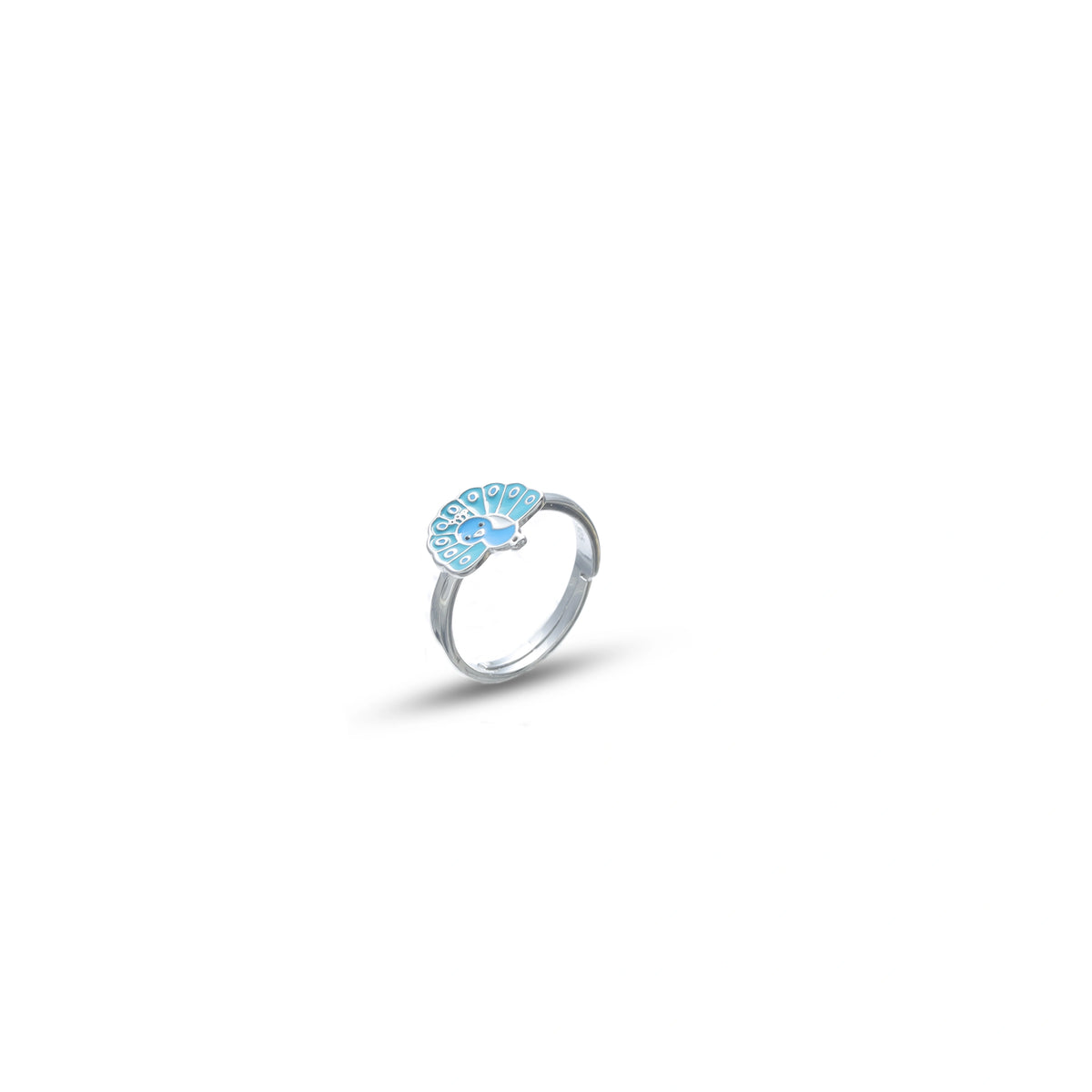 925 Silver Little Peacock Ring - 925 sterling silver ring by Tassya Silver