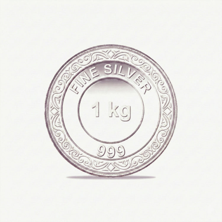 999 Silver 1 Kg Tassya Coin - 925 sterling silver silver coin by Tassya Silver