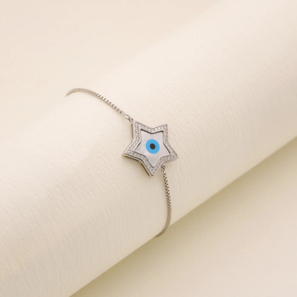 925 Silver Stellar Shield Bracelet - 925 sterling silver bracelet by Tassya Silver