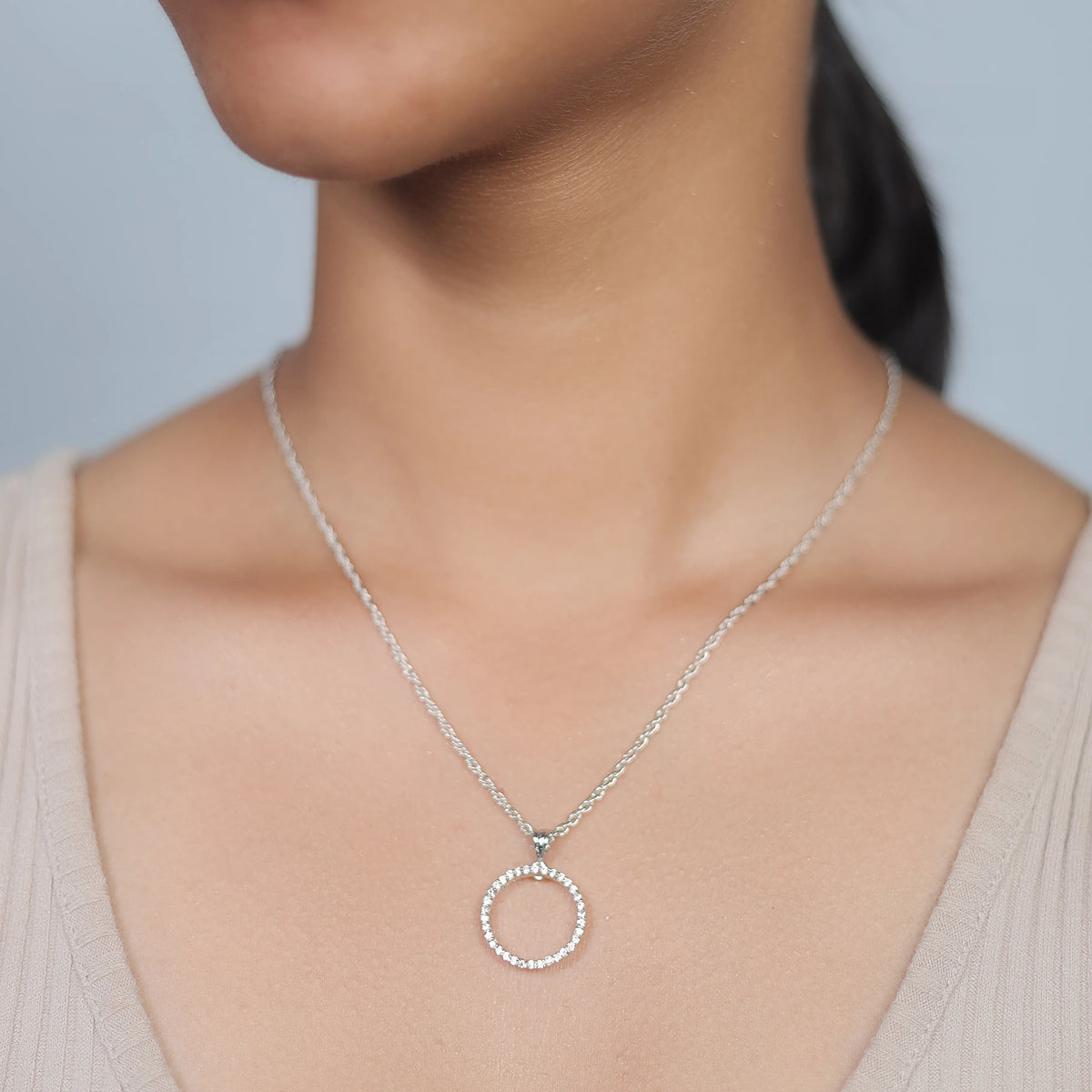 925 Silver Eternal Spark Pendant - 925 sterling silver pendant by Tassya Silver