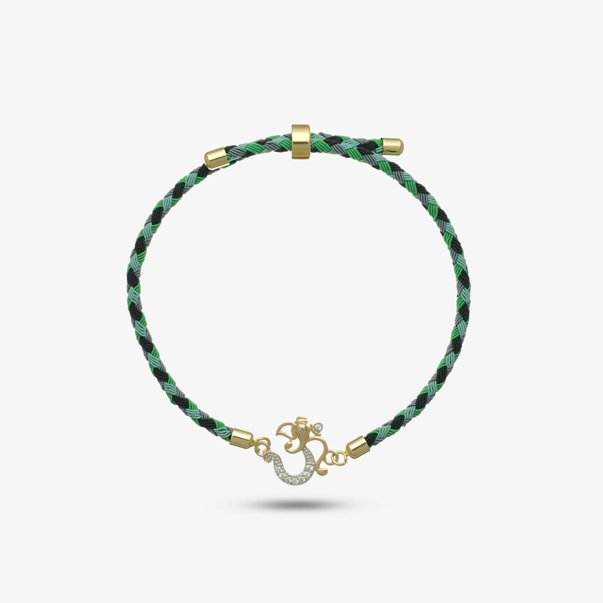 925 Gold Silver Om Tejas Rakhi