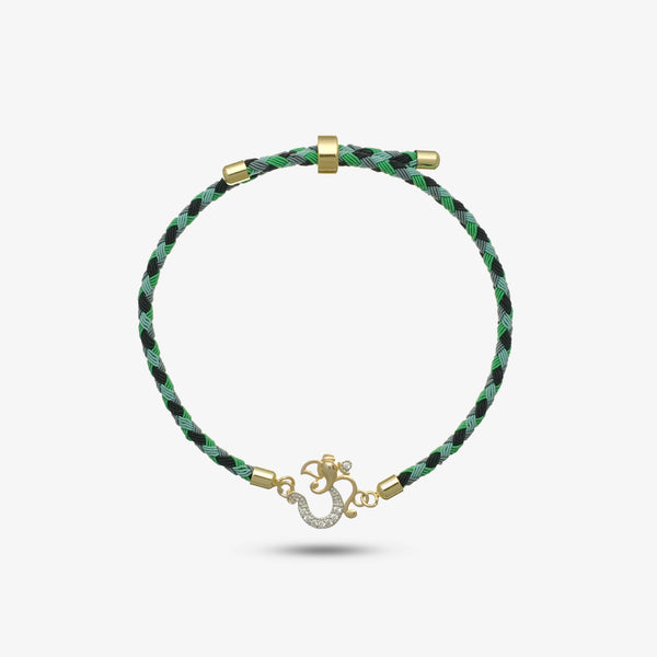 925 Gold Silver Om Tejas Rakhi