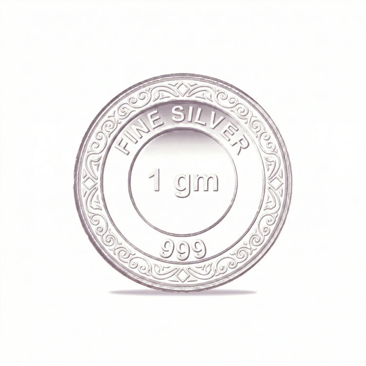 999 Silver 1g Tassya Coin - 925 sterling silver silver coin by Tassya Silver