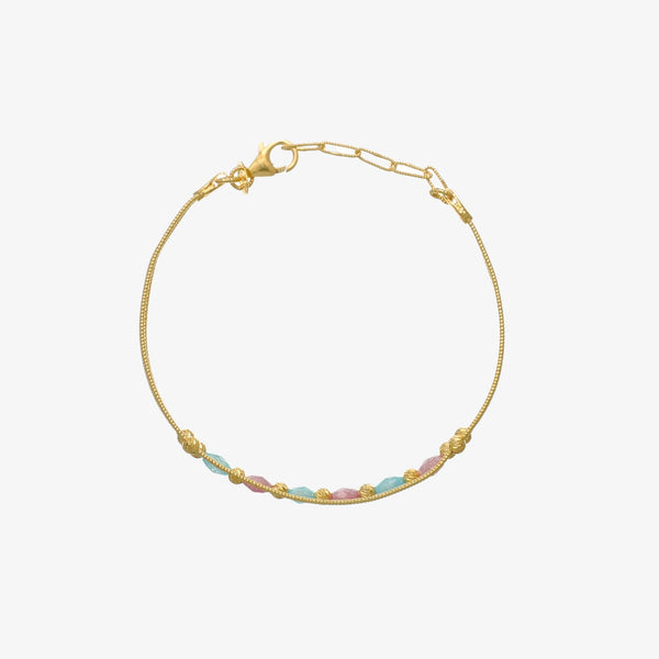 925 Silver Golden Plated Bond Beyond Bracelet