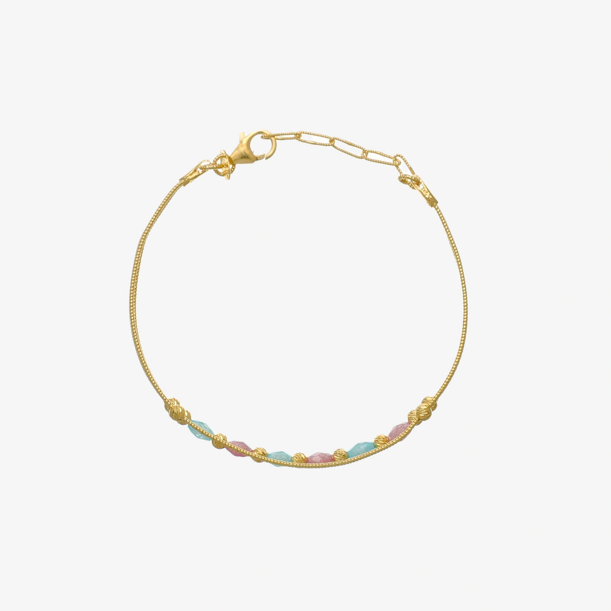 925 Silver Golden Plated Bond Beyond Bracelet