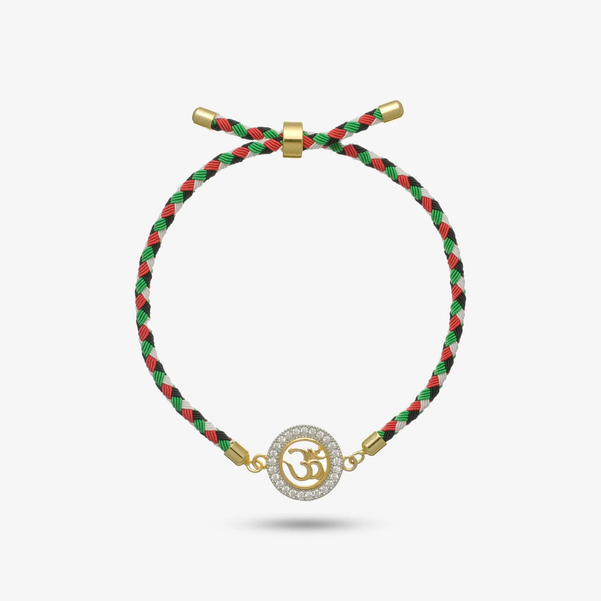 925 Golden Silver Rakhi Om Shakti